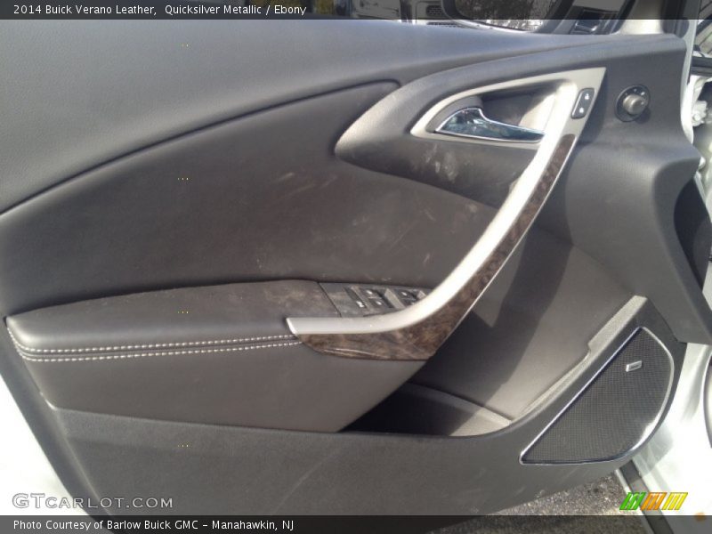 Quicksilver Metallic / Ebony 2014 Buick Verano Leather