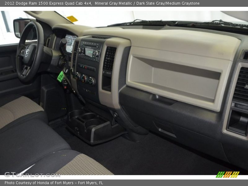 Mineral Gray Metallic / Dark Slate Gray/Medium Graystone 2012 Dodge Ram 1500 Express Quad Cab 4x4