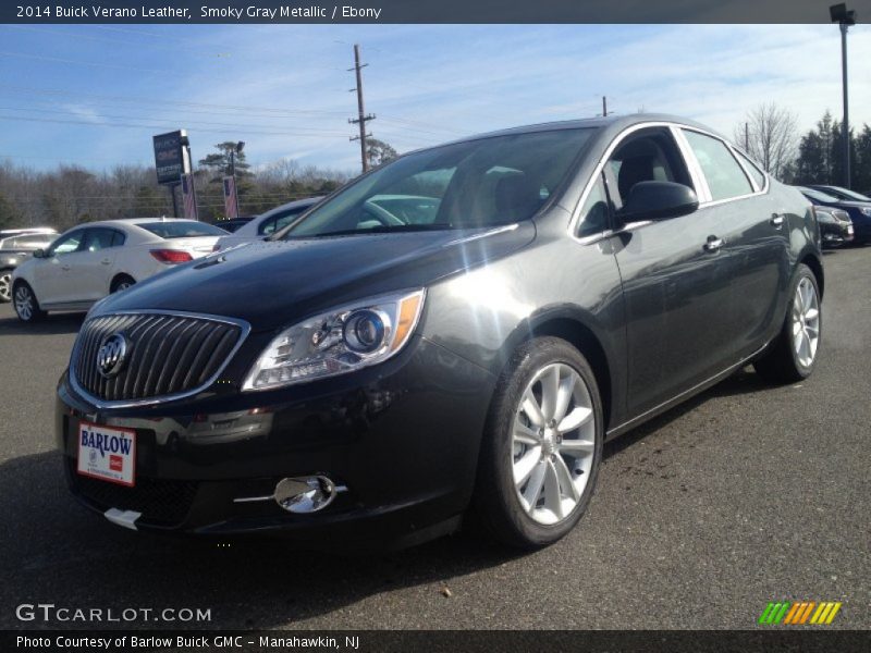 Smoky Gray Metallic / Ebony 2014 Buick Verano Leather