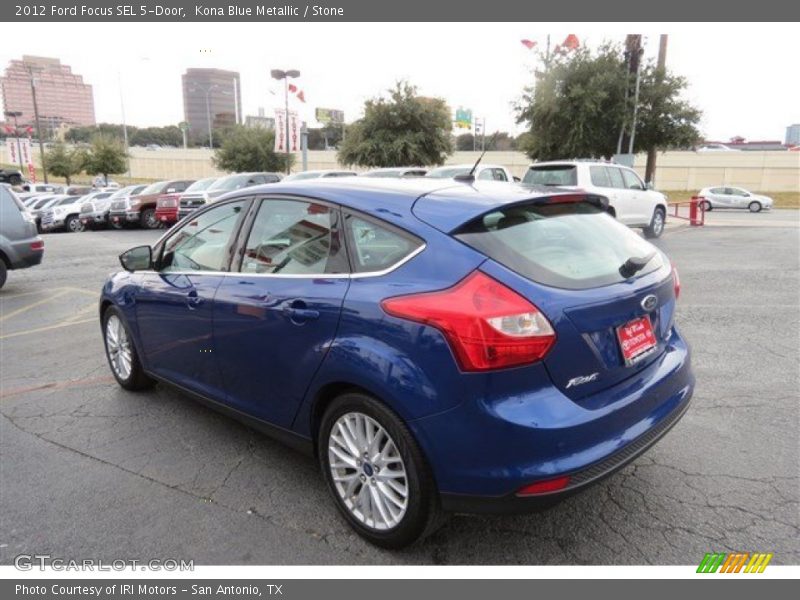 Kona Blue Metallic / Stone 2012 Ford Focus SEL 5-Door