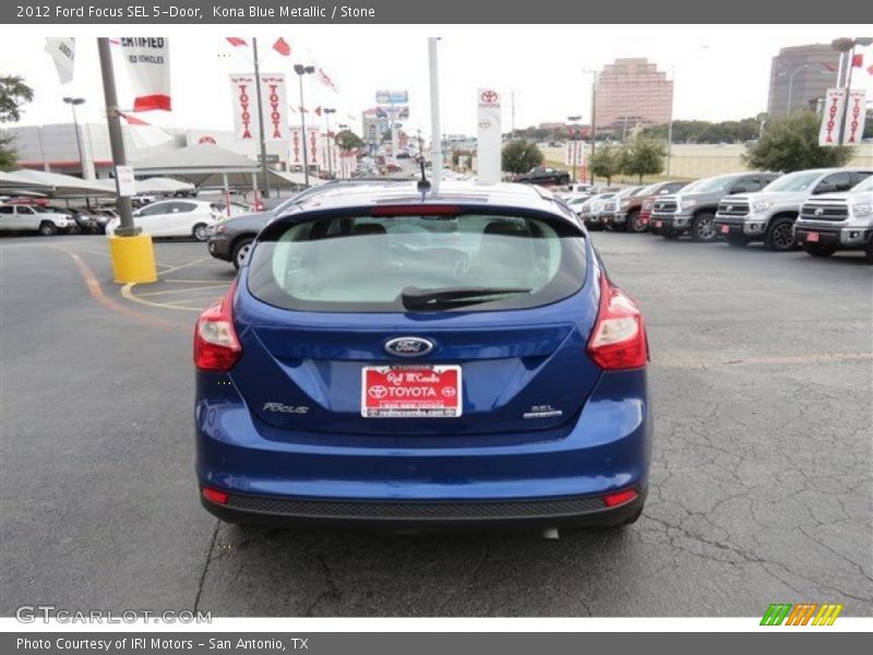 Kona Blue Metallic / Stone 2012 Ford Focus SEL 5-Door