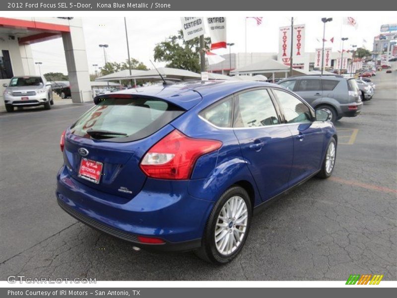 Kona Blue Metallic / Stone 2012 Ford Focus SEL 5-Door