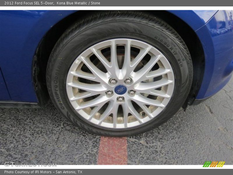 Kona Blue Metallic / Stone 2012 Ford Focus SEL 5-Door
