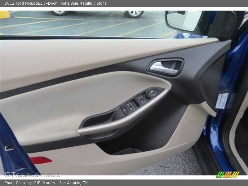 Kona Blue Metallic / Stone 2012 Ford Focus SEL 5-Door