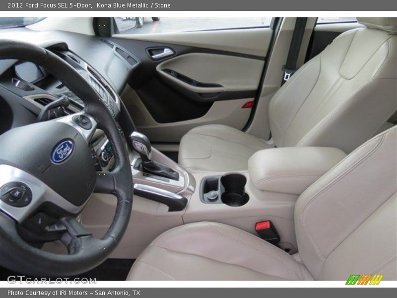 Kona Blue Metallic / Stone 2012 Ford Focus SEL 5-Door