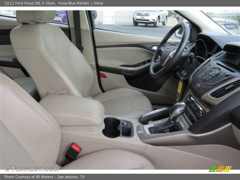 Kona Blue Metallic / Stone 2012 Ford Focus SEL 5-Door