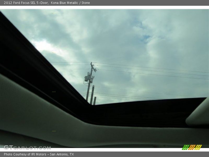 Kona Blue Metallic / Stone 2012 Ford Focus SEL 5-Door