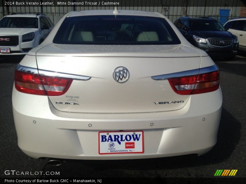 White Diamond Tricoat / Cashmere 2014 Buick Verano Leather