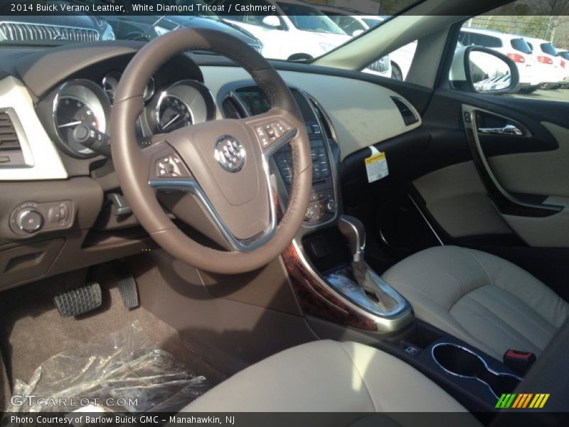 White Diamond Tricoat / Cashmere 2014 Buick Verano Leather