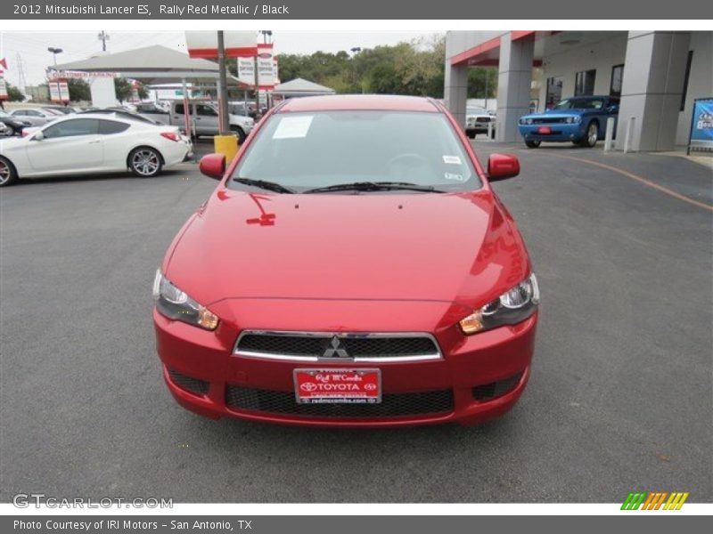 Rally Red Metallic / Black 2012 Mitsubishi Lancer ES