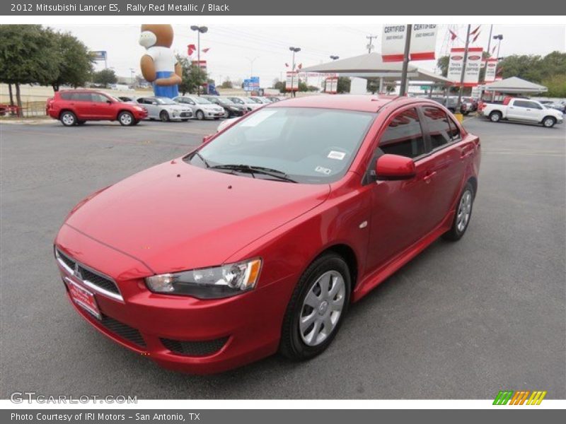 Rally Red Metallic / Black 2012 Mitsubishi Lancer ES