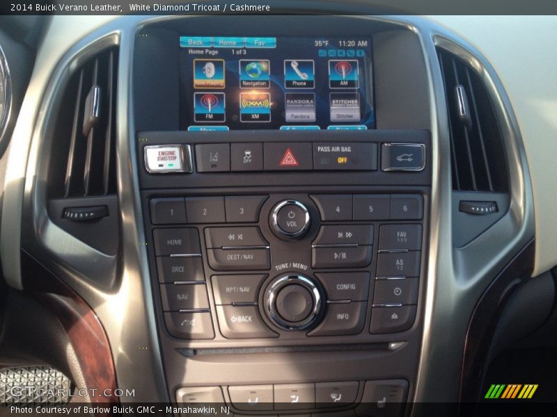 White Diamond Tricoat / Cashmere 2014 Buick Verano Leather
