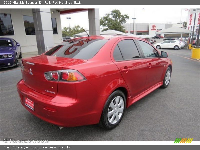 Rally Red Metallic / Black 2012 Mitsubishi Lancer ES