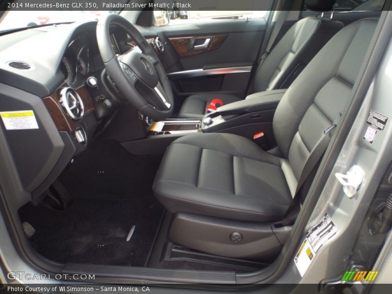 Palladium Silver Metallic / Black 2014 Mercedes-Benz GLK 350