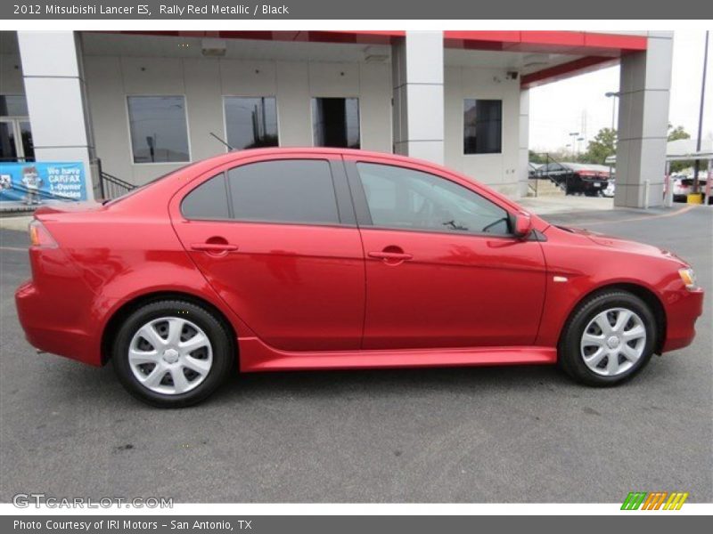Rally Red Metallic / Black 2012 Mitsubishi Lancer ES