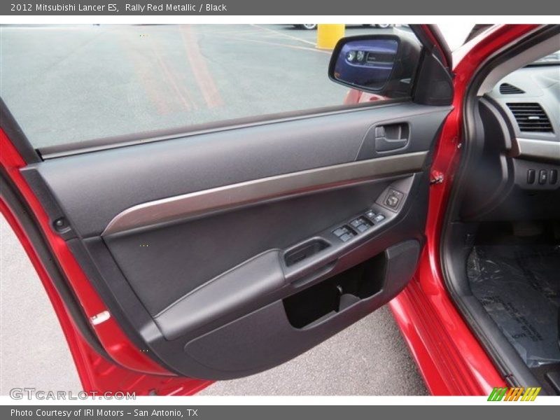 Rally Red Metallic / Black 2012 Mitsubishi Lancer ES
