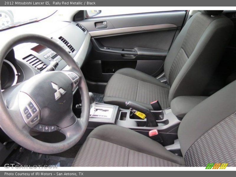 Rally Red Metallic / Black 2012 Mitsubishi Lancer ES