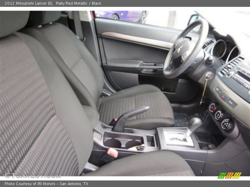 Rally Red Metallic / Black 2012 Mitsubishi Lancer ES