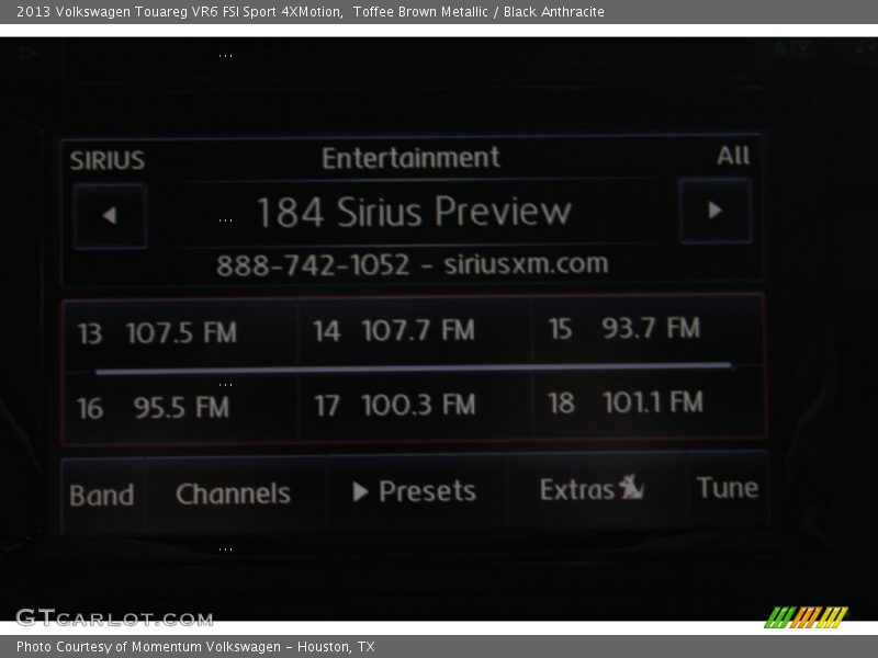 Toffee Brown Metallic / Black Anthracite 2013 Volkswagen Touareg VR6 FSI Sport 4XMotion