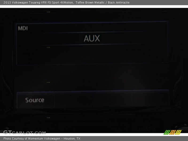 Toffee Brown Metallic / Black Anthracite 2013 Volkswagen Touareg VR6 FSI Sport 4XMotion