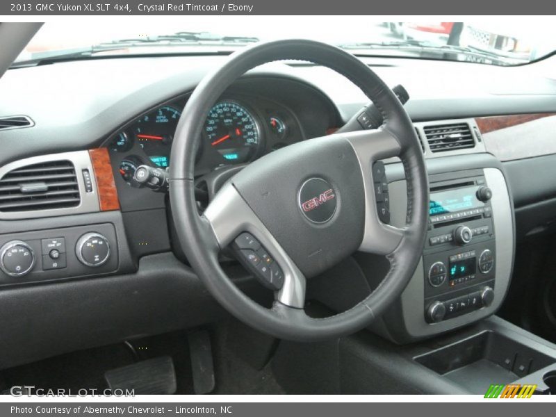 Crystal Red Tintcoat / Ebony 2013 GMC Yukon XL SLT 4x4