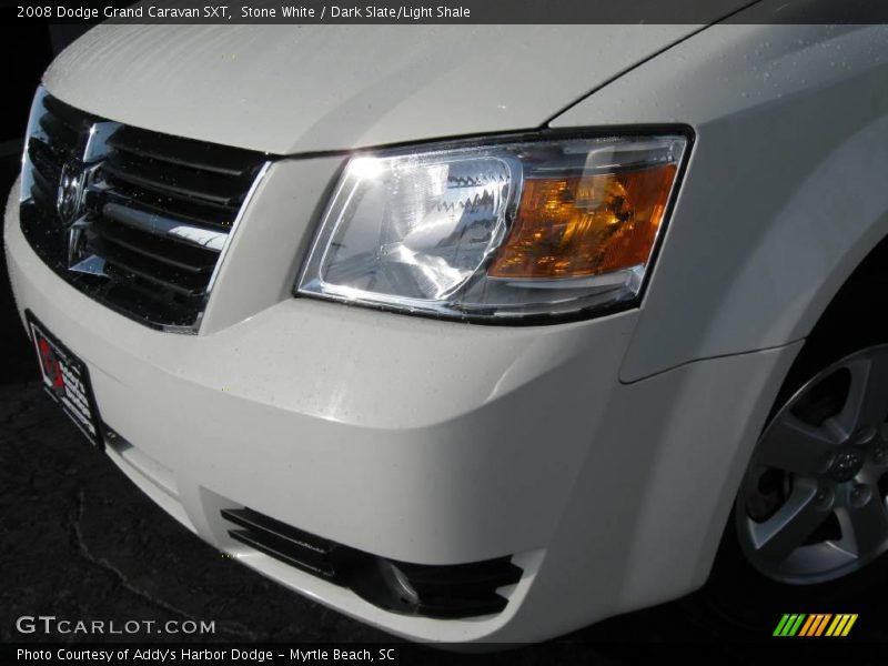 Stone White / Dark Slate/Light Shale 2008 Dodge Grand Caravan SXT