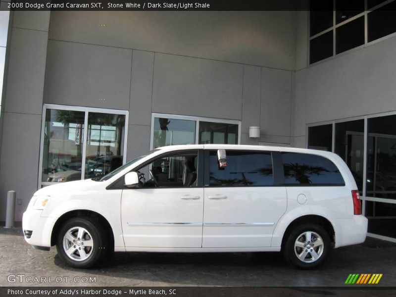 Stone White / Dark Slate/Light Shale 2008 Dodge Grand Caravan SXT