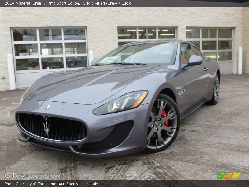 Grigio Alfieri (Grey) / Cuoio 2014 Maserati GranTurismo Sport Coupe