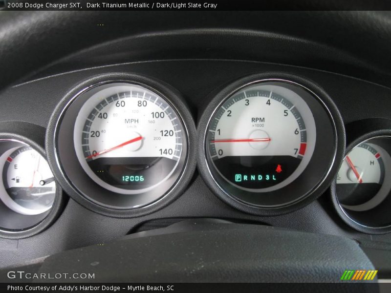 Dark Titanium Metallic / Dark/Light Slate Gray 2008 Dodge Charger SXT