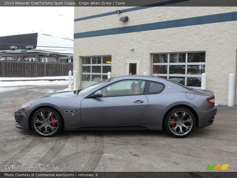 Grigio Alfieri (Grey) / Cuoio 2014 Maserati GranTurismo Sport Coupe