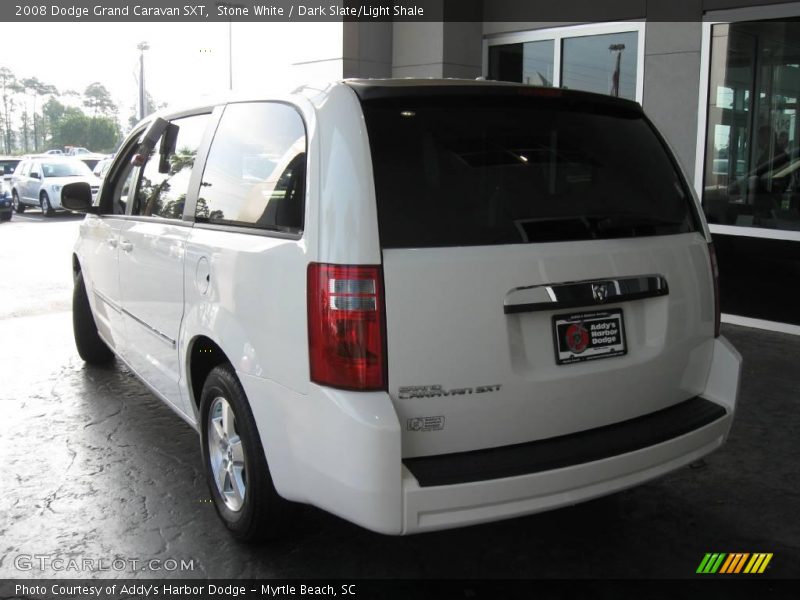 Stone White / Dark Slate/Light Shale 2008 Dodge Grand Caravan SXT