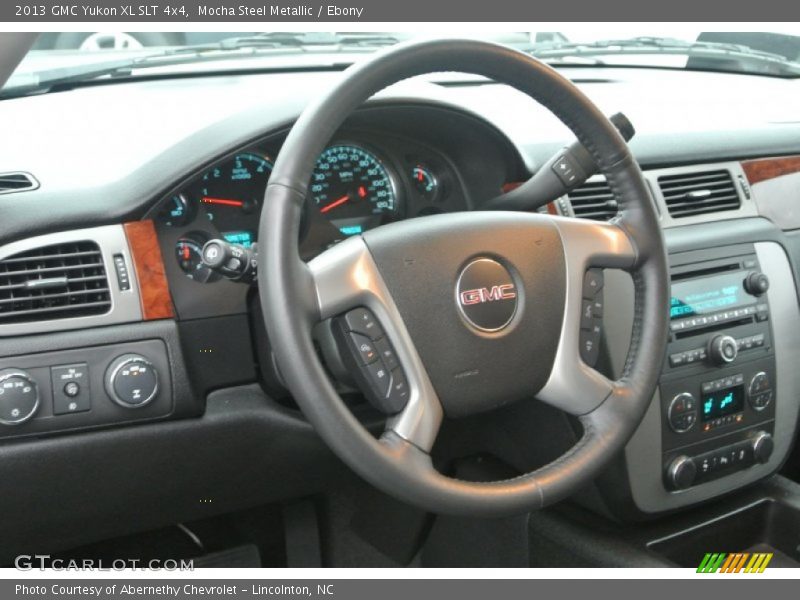 Mocha Steel Metallic / Ebony 2013 GMC Yukon XL SLT 4x4