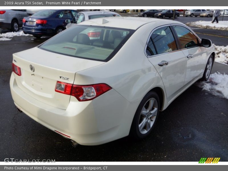 Premium White Pearl / Parchment 2009 Acura TSX Sedan