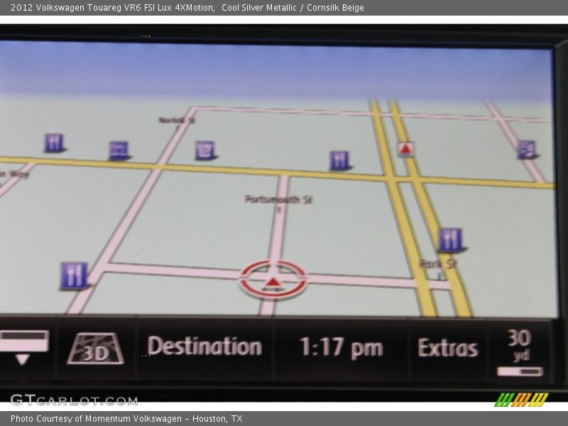 Cool Silver Metallic / Cornsilk Beige 2012 Volkswagen Touareg VR6 FSI Lux 4XMotion