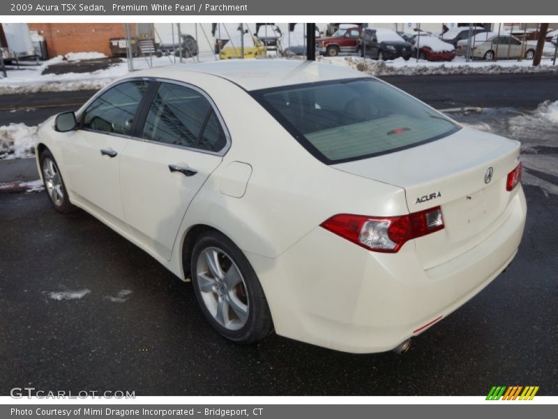 Premium White Pearl / Parchment 2009 Acura TSX Sedan
