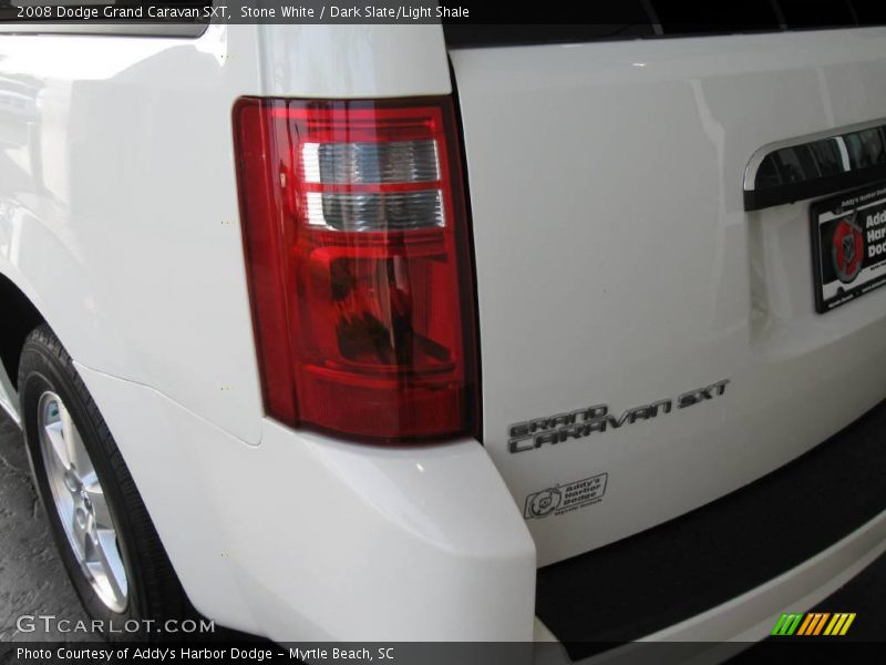 Stone White / Dark Slate/Light Shale 2008 Dodge Grand Caravan SXT