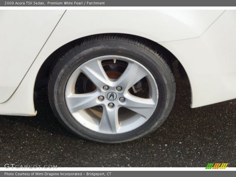 Premium White Pearl / Parchment 2009 Acura TSX Sedan