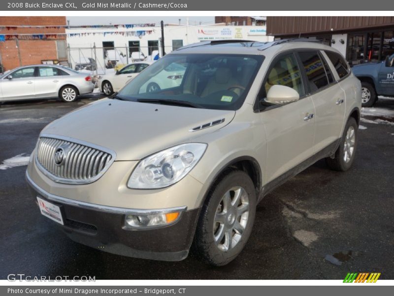 Gold Mist Metallic / Cashmere/Cocoa 2008 Buick Enclave CXL