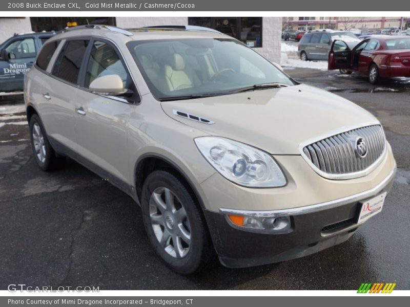 Gold Mist Metallic / Cashmere/Cocoa 2008 Buick Enclave CXL