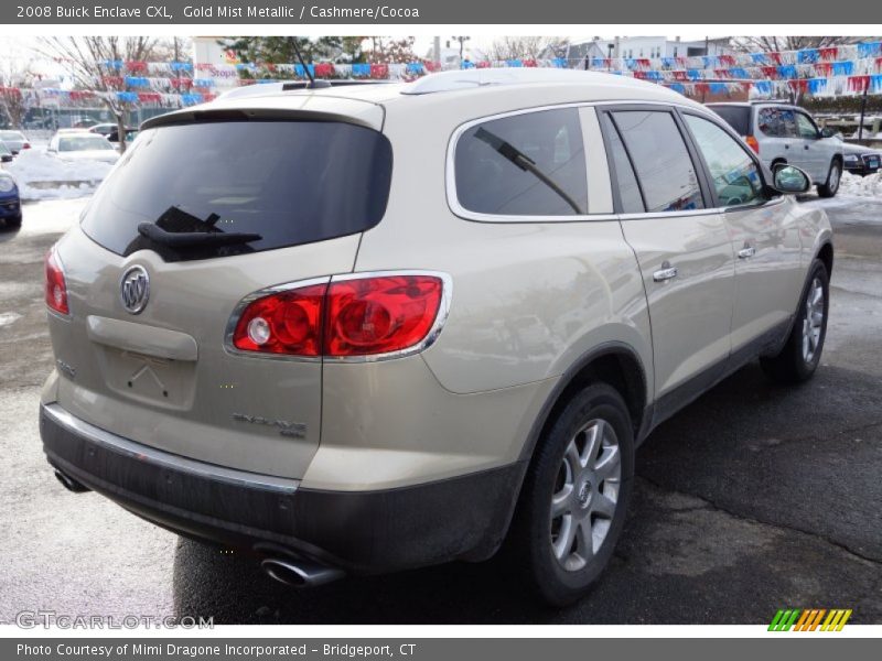 Gold Mist Metallic / Cashmere/Cocoa 2008 Buick Enclave CXL