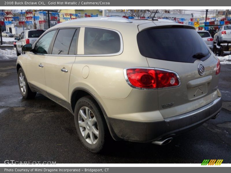 Gold Mist Metallic / Cashmere/Cocoa 2008 Buick Enclave CXL
