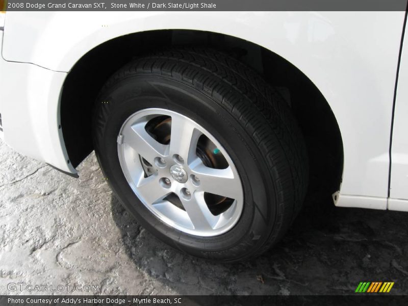 Stone White / Dark Slate/Light Shale 2008 Dodge Grand Caravan SXT