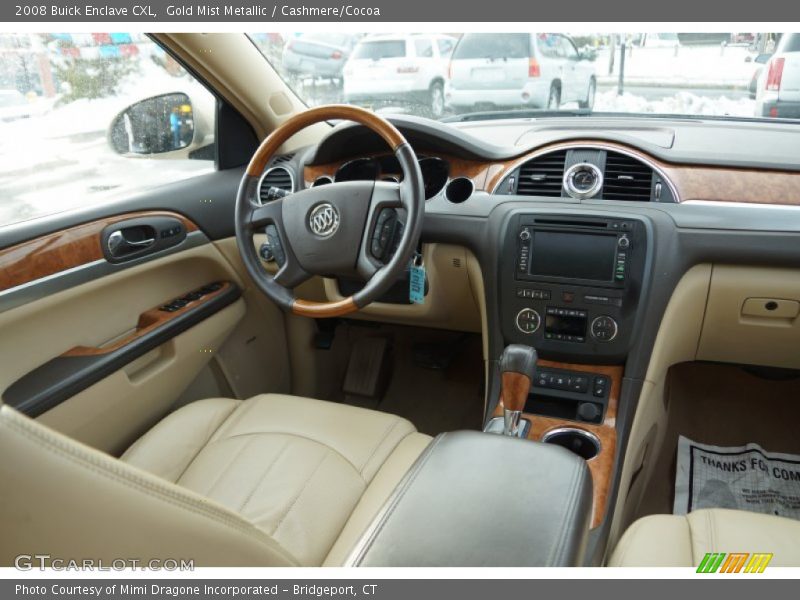 Gold Mist Metallic / Cashmere/Cocoa 2008 Buick Enclave CXL