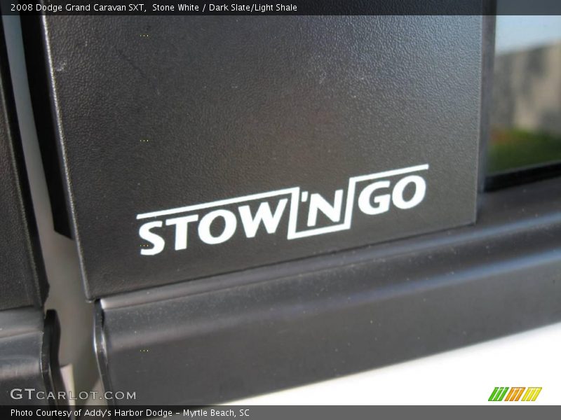 Stone White / Dark Slate/Light Shale 2008 Dodge Grand Caravan SXT