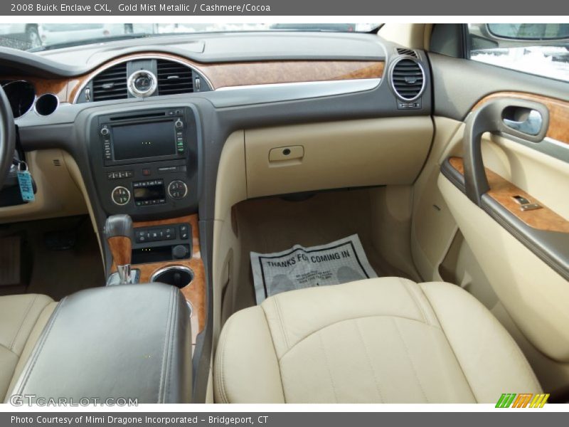 Gold Mist Metallic / Cashmere/Cocoa 2008 Buick Enclave CXL