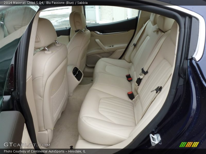 Rear Seat of 2014 Ghibli S Q4