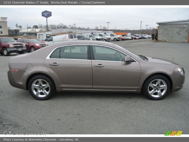 Mocha Steel Metallic / Cocoa/Cashmere 2010 Chevrolet Malibu LT Sedan