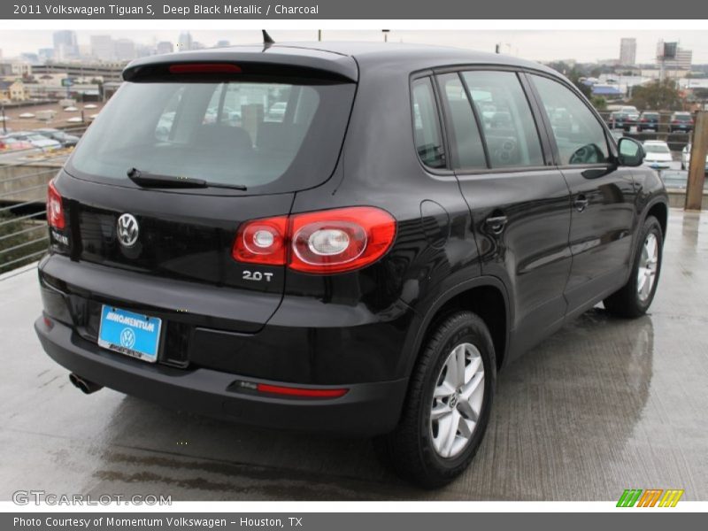 Deep Black Metallic / Charcoal 2011 Volkswagen Tiguan S