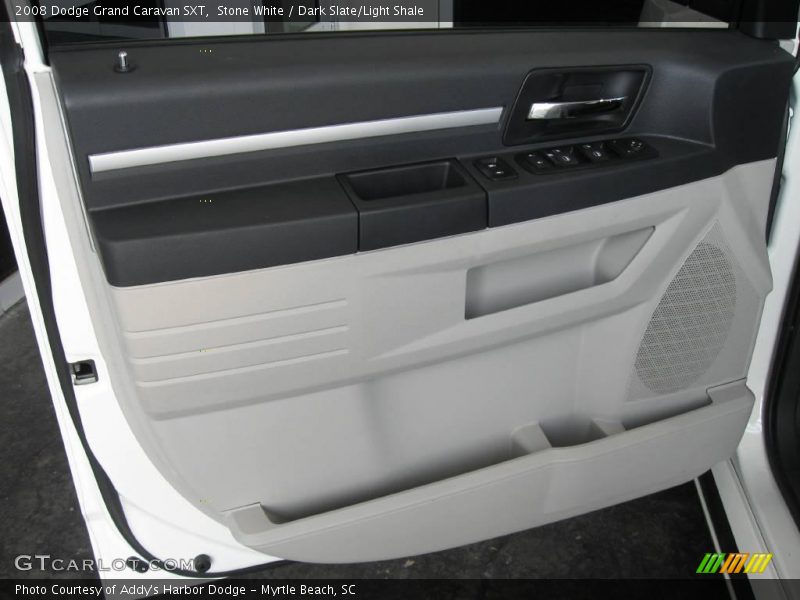 Stone White / Dark Slate/Light Shale 2008 Dodge Grand Caravan SXT