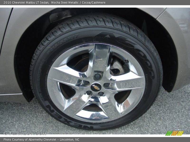 Mocha Steel Metallic / Cocoa/Cashmere 2010 Chevrolet Malibu LT Sedan